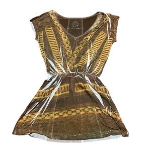 Alchemic for Urban Outfitters Retro Y2K Gauzy Top Sz XS